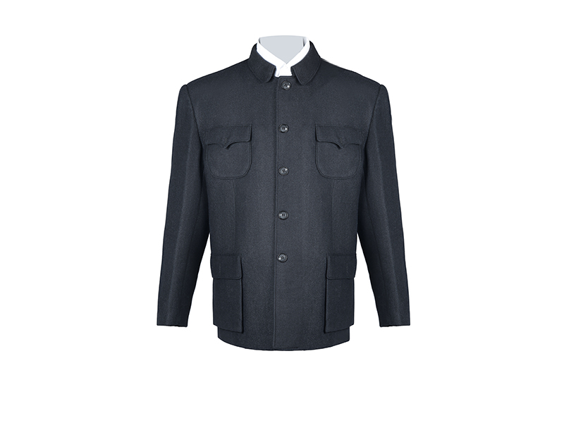 A1-1b  Male ZhongShan tops（Gray）-- 男中山上衣 （灰色）.JPG
