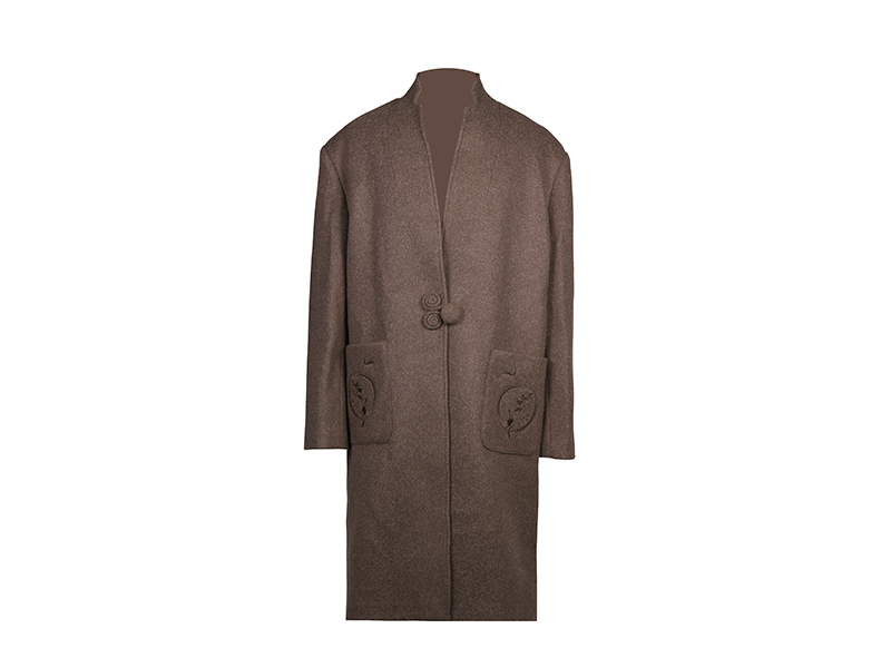 B2-7 New Chinese style Coat -- 新中式大衣（棕色）.jpg